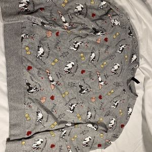 H&M dog themed sweatshirt